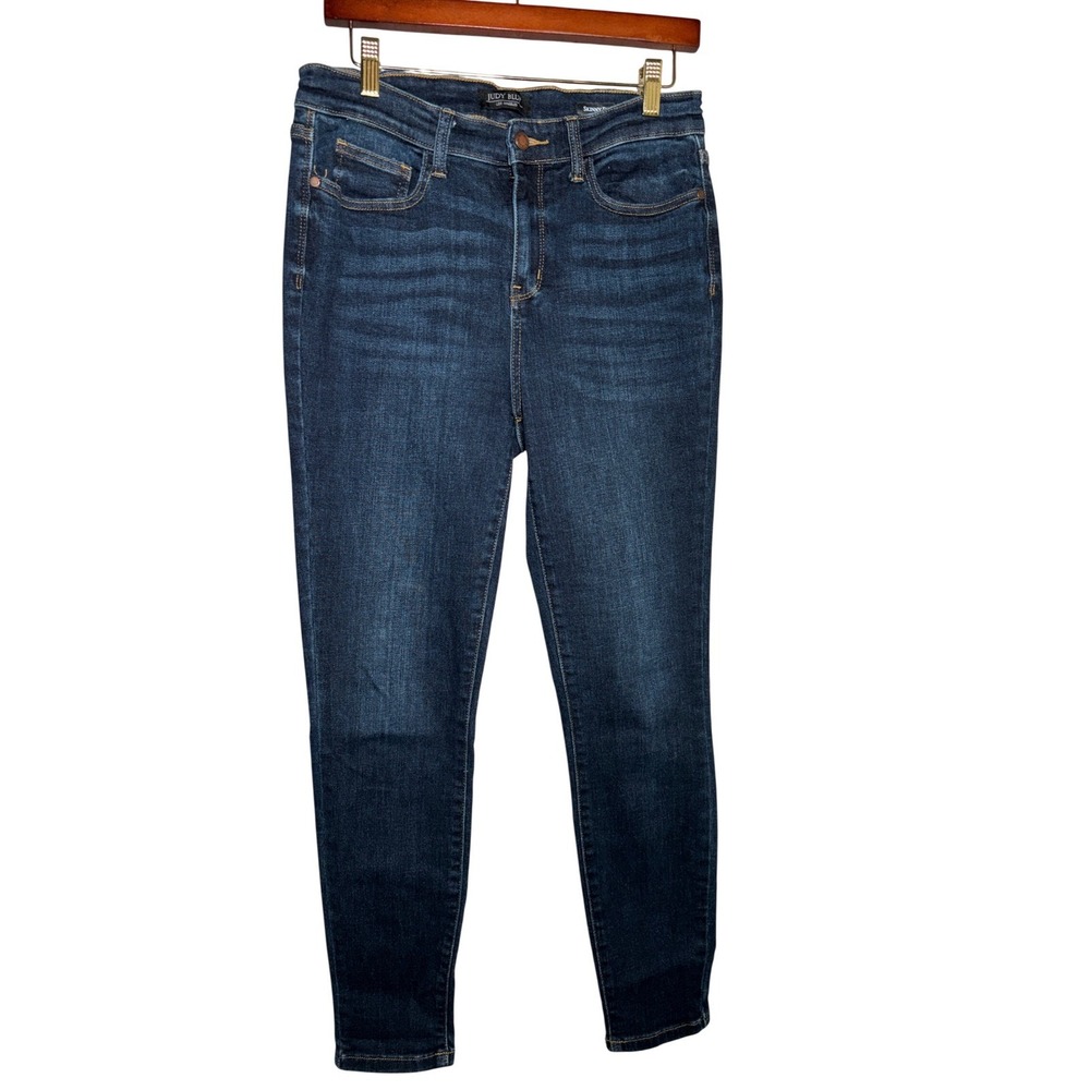 Judy Blue Skinny Fit 9 High Rise Jeans Casual Comfort Career Office Leisure